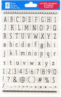 Letters, Numbers & Symbols Clear Stamp Set – 86-Piece