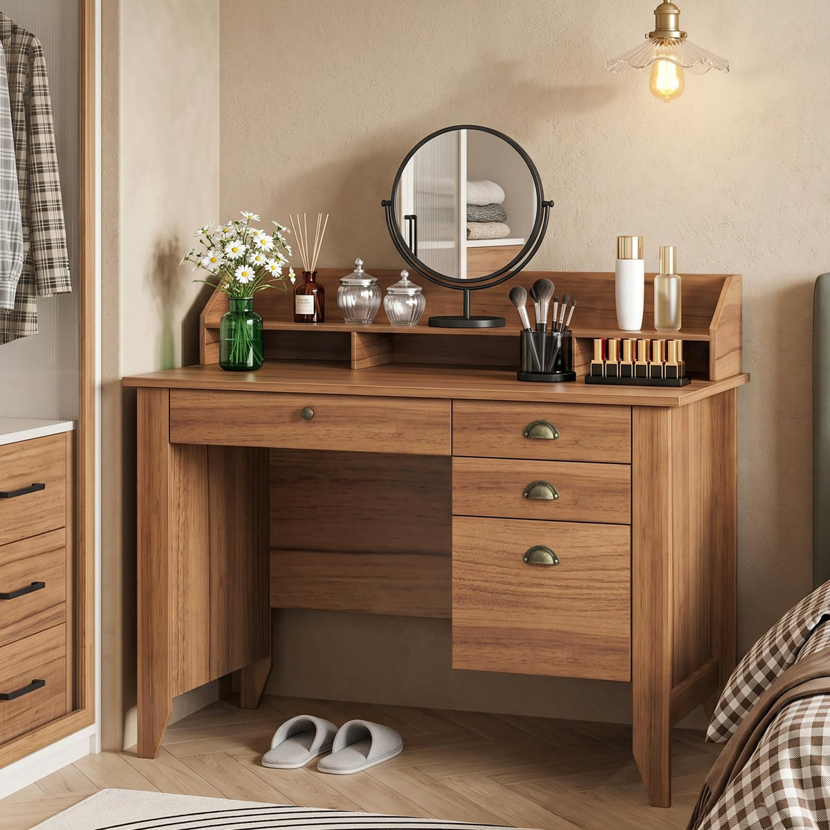 4 EVER WINNER 47-Inch Student Desk with Drawers