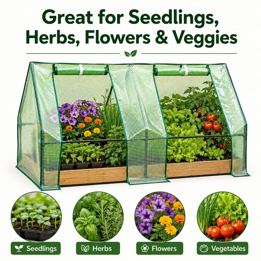 ScienGarden Portable Tunnel Greenhouse (Medium & Large)