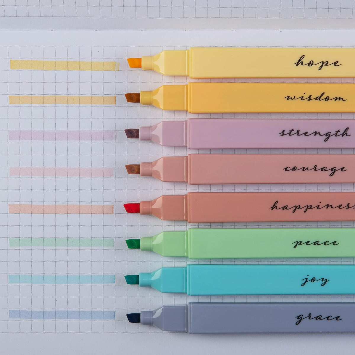DIVERSEBEE Bible Highlighters with Soft Chisel Tip, No Bleed (Pastel)