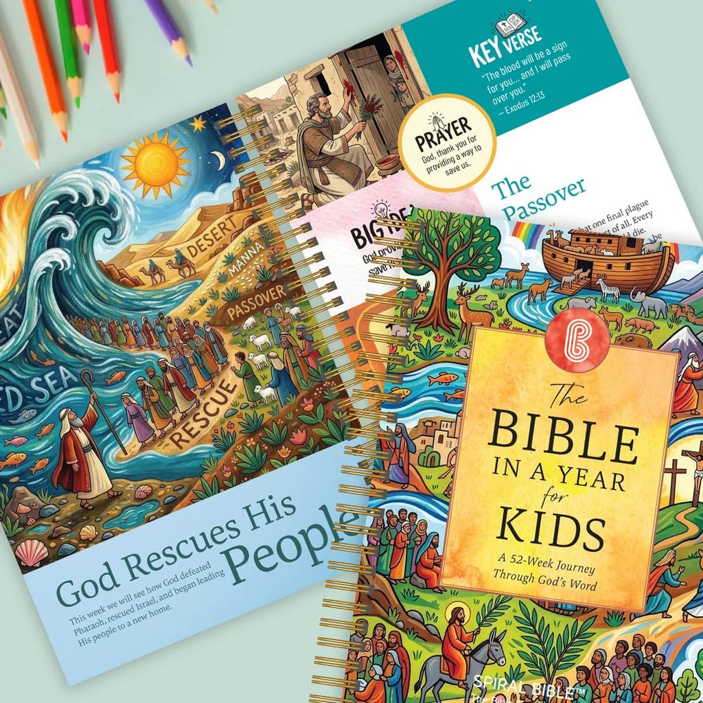 Official Spiral Bible: Bible in a Year for Kids, 52-Week Journey, Ages 5-13