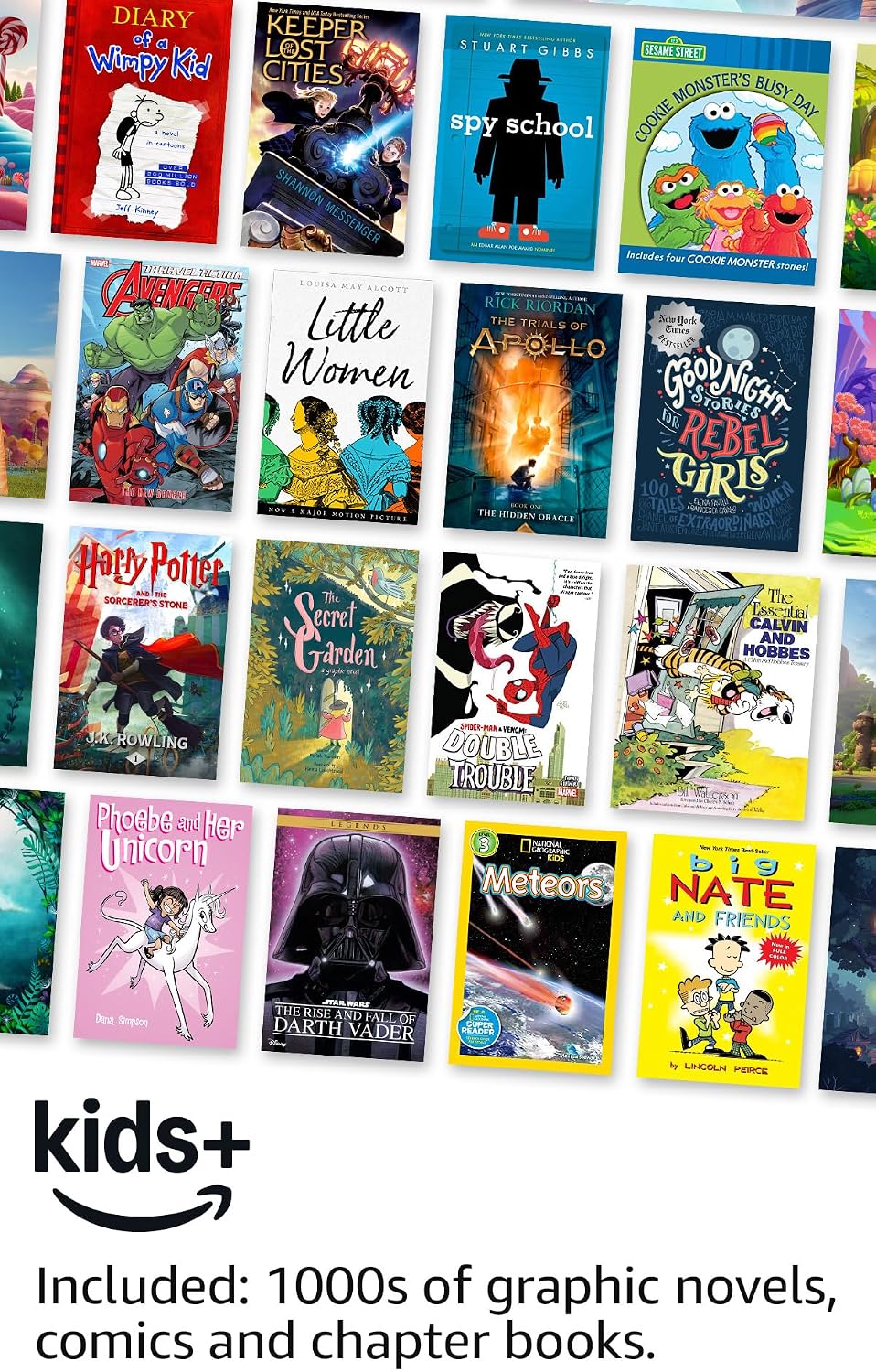 Amazon Kindle Paperwhite Kids 16GB (2024 model) – large 7" glare-free display – Kids read an average of 1+ hour per day with Kindle – Diary of a Wimpy Kid