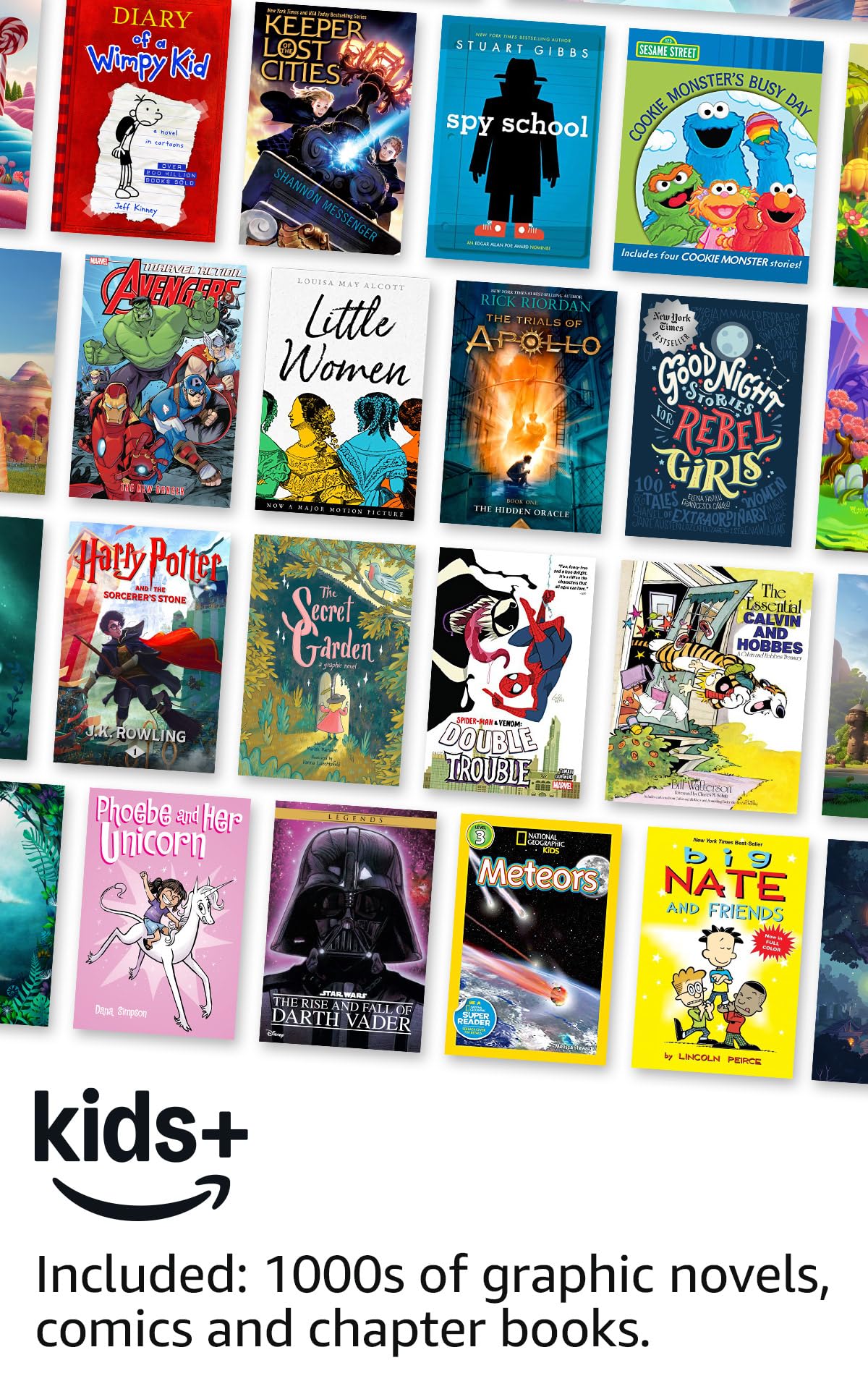Amazon Kindle Paperwhite Kids 16GB (2024 model) – large 7" glare-free display – Kids read an average of 1+ hour per day with Kindle – Diary of a Wimpy Kid