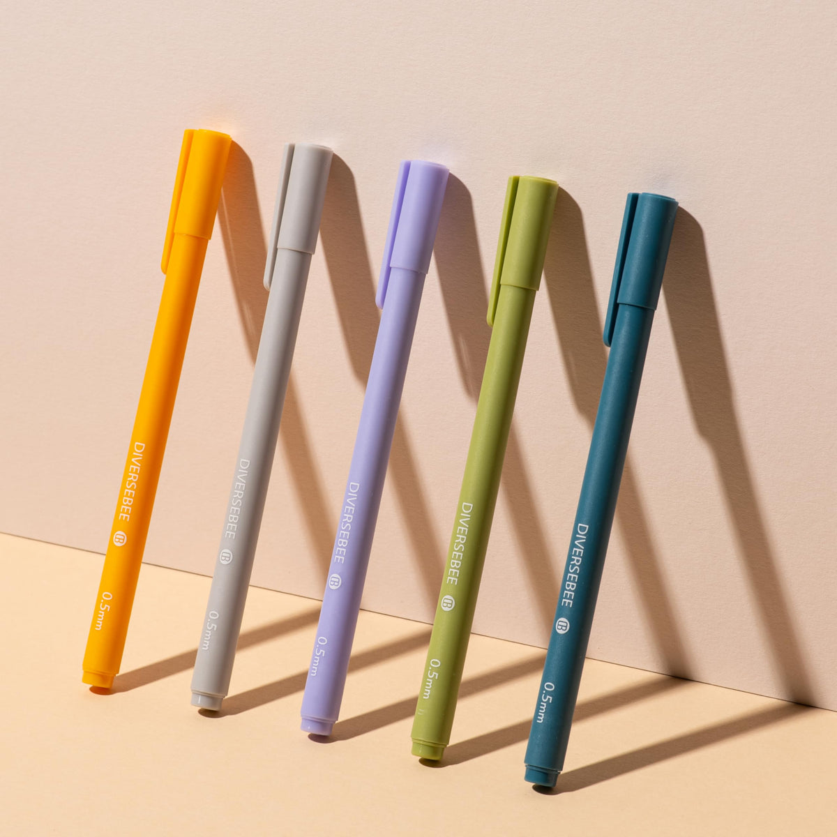 DIVERSEBEE Black Gel Ink Pens, 0.5 mm Gel Pens Fine Point