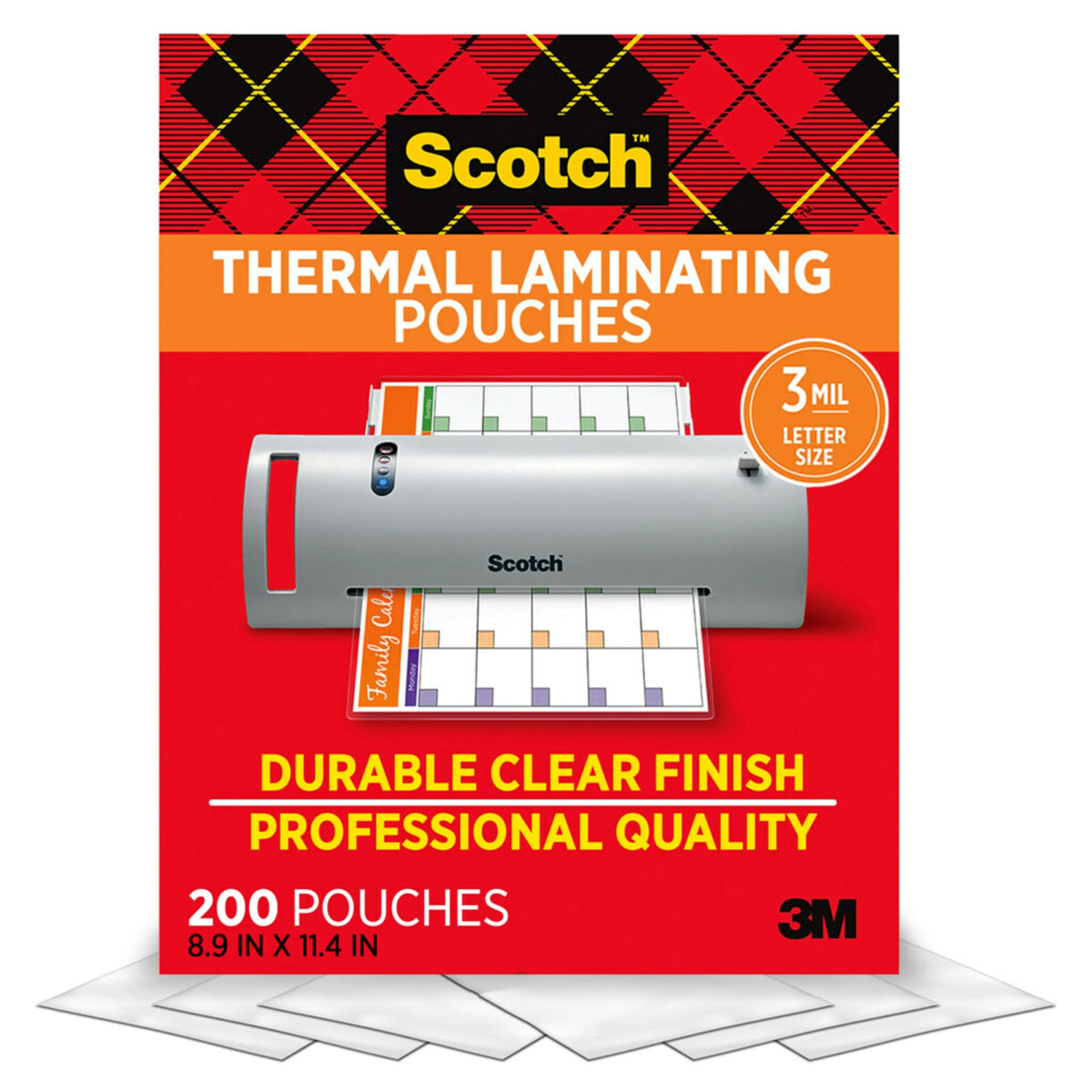 Scotch: Letter Size Thermal Laminating Pouches