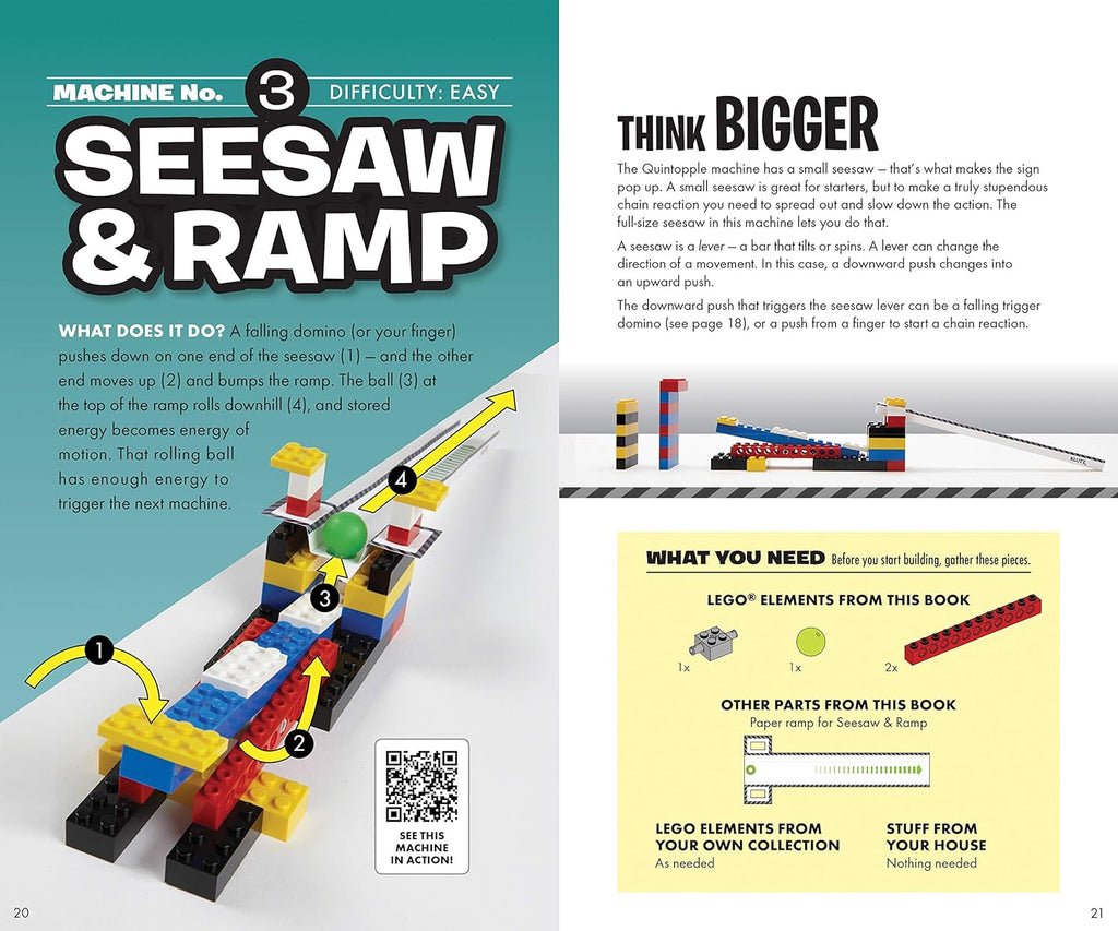 Klutz: LEGO Chain Reactions Activity Kit (Ages 8+)