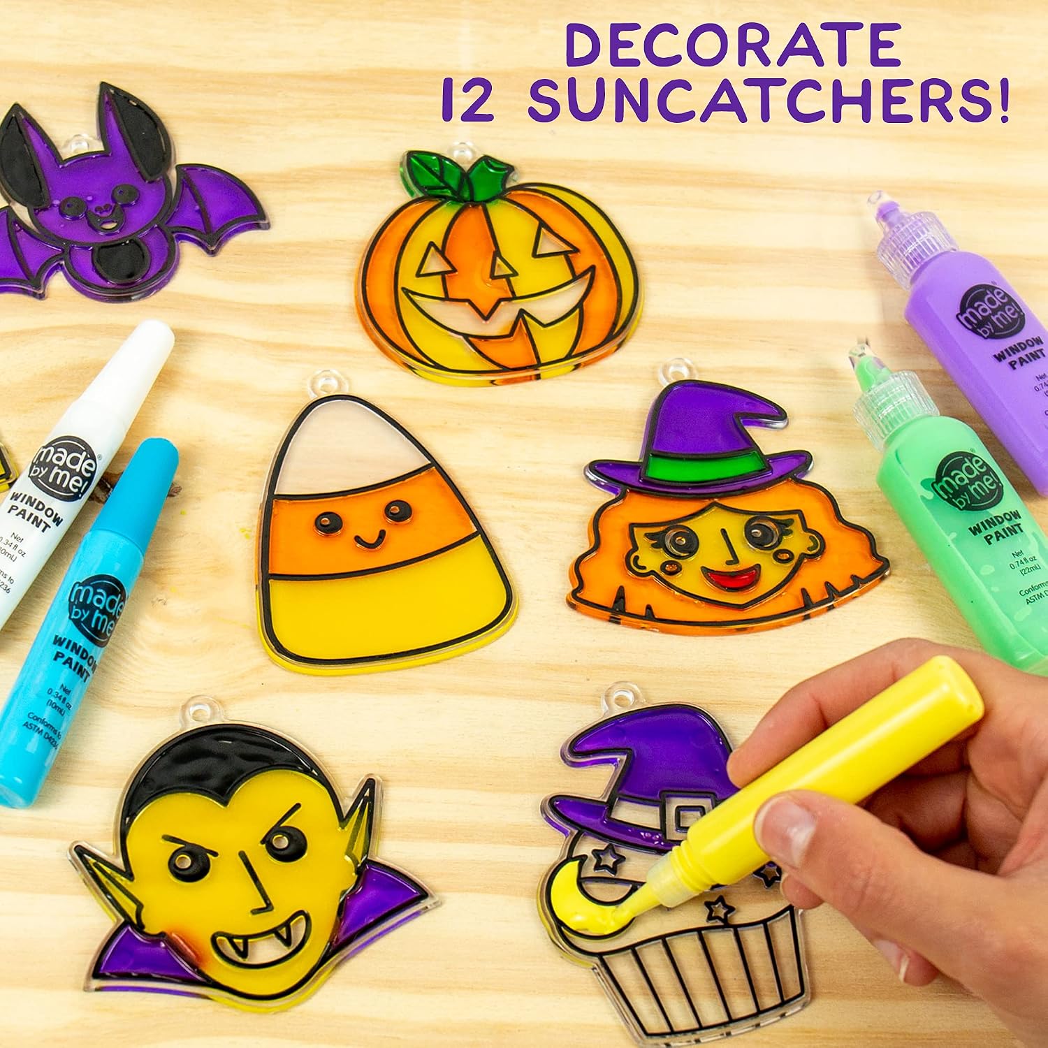 Halloween Suncatchers Window Art Kit