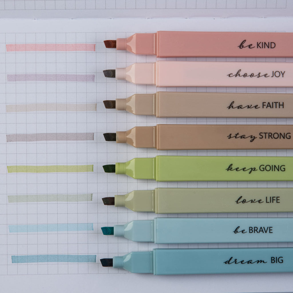 DIVERSEBEE Bible Highlighters with Soft Chisel Tip, No Bleed (Pastel)