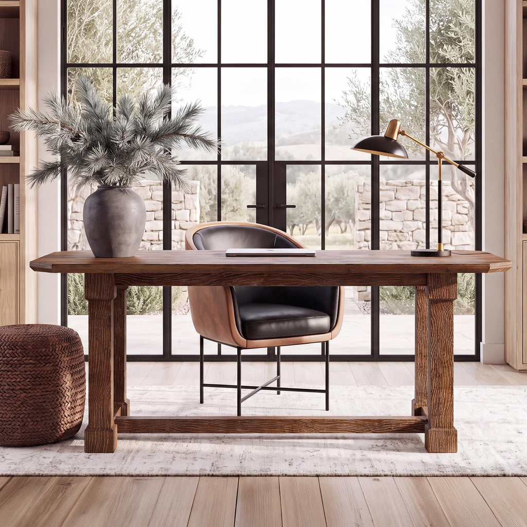 TRIBEWOOD 63-Inch Solid Fir Student Desk