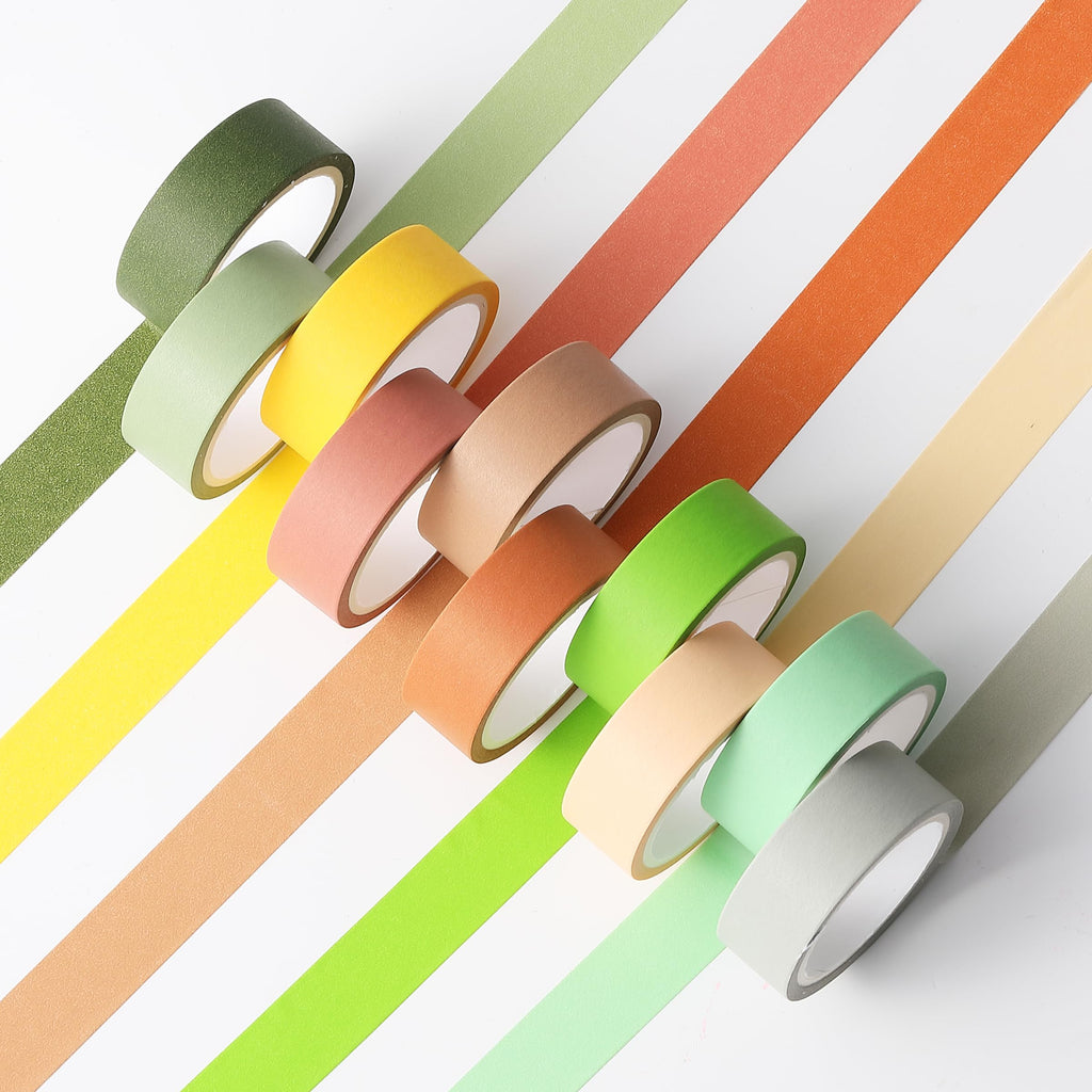 Mr. Pen- Washi Tape Set, 10 Rolls, 5.5 Yards/Roll