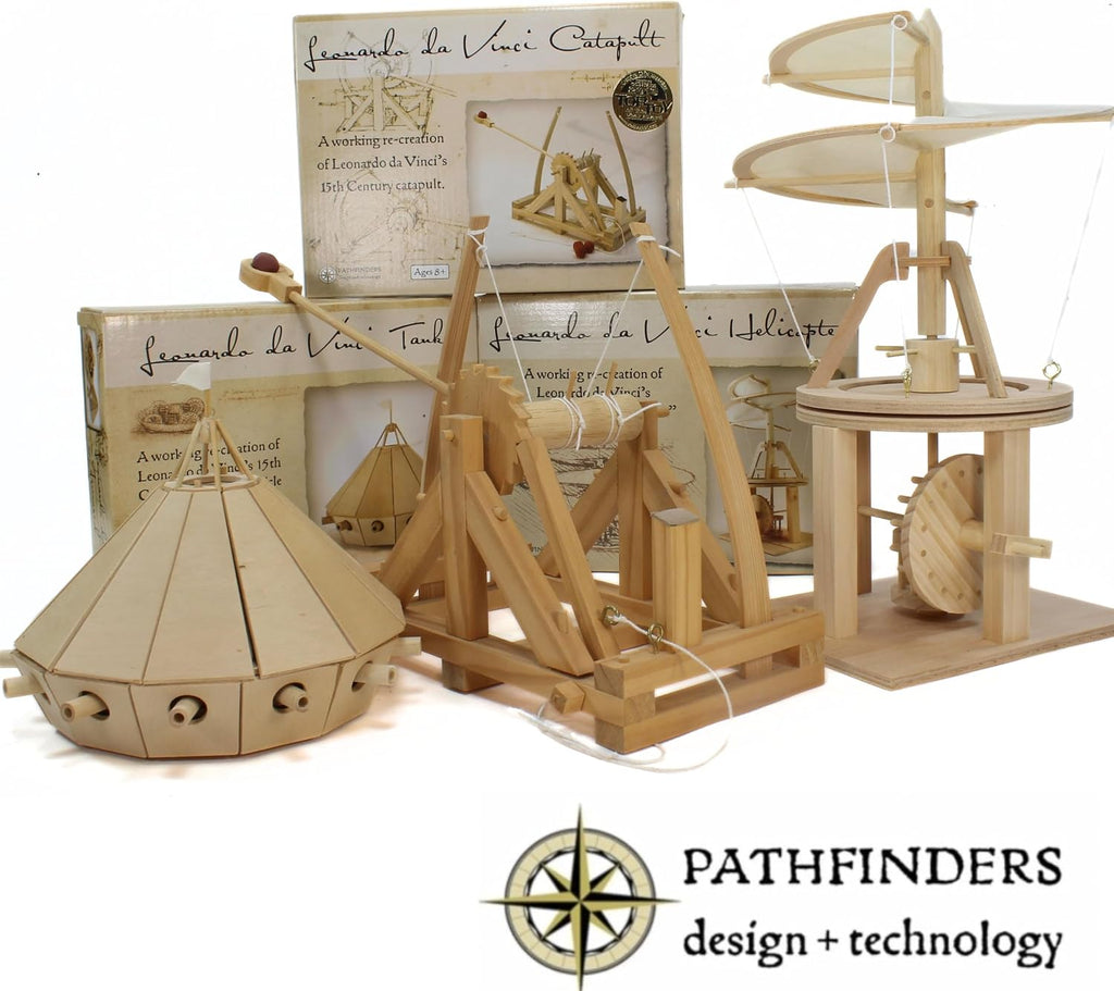 Pathfinders Leonardo da Vinci Aerial Screw Model Kit (Ages 14+)