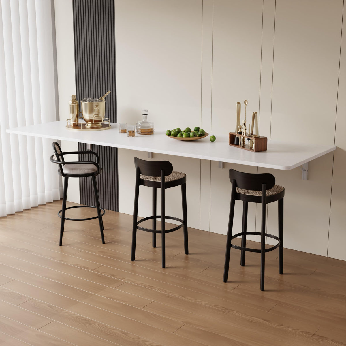 Dogsky Wall Mounted Folding Table 24x15.7 in - 100LB Capacity