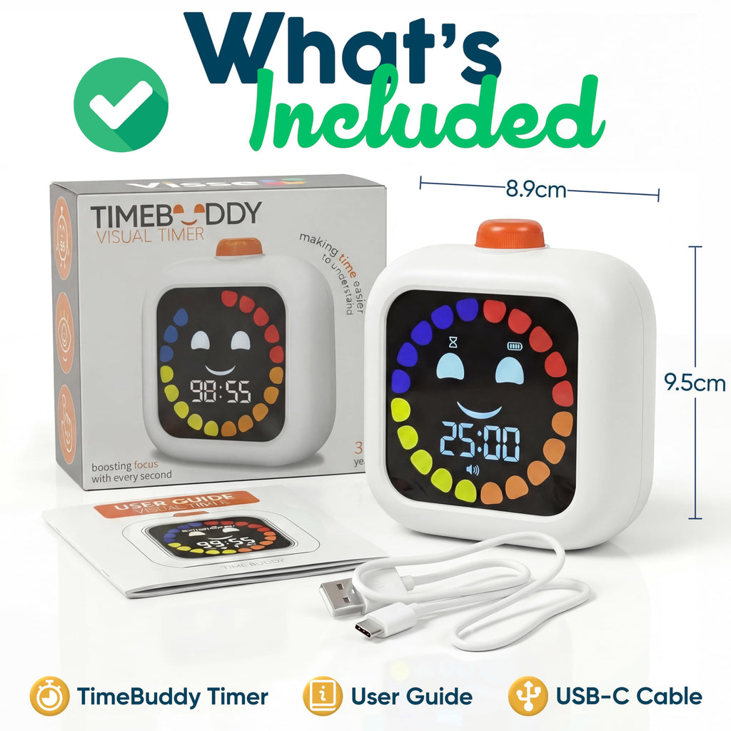 Digital Visual Timer for Kids - Calmer Routines & Transitions