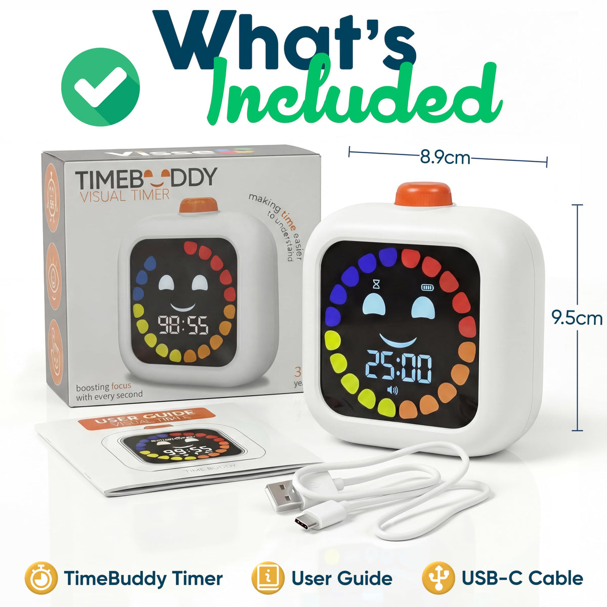 Digital Visual Timer for Kids - Calmer Routines & Transitions