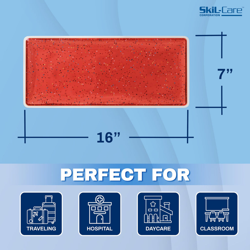 Skil-Care Gel Lap Pad, Tactile Visual Sensory, Wipe-Clean, 7 lb