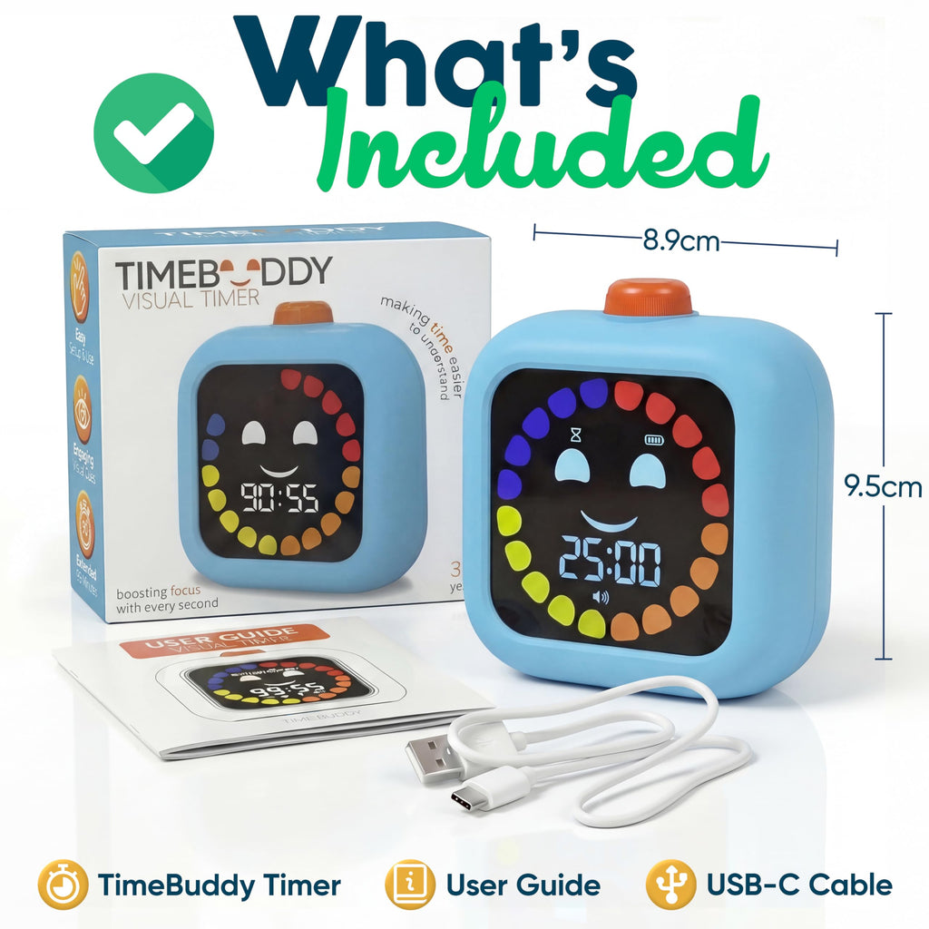 Digital Visual Timer for Kids - Calmer Routines & Transitions
