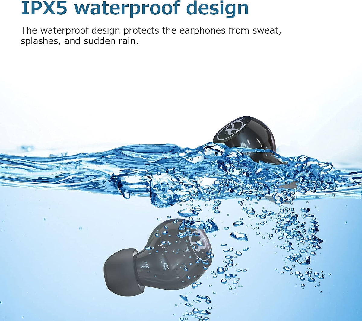 Kids Wireless Earbuds, Noise Reduction Earbuds for Kids Bluetooth 5.0 Waterproof in-Ear Headphones with Mic and Charging Case, Deep Bass Touch Control 36H Playtime Headset for School.
