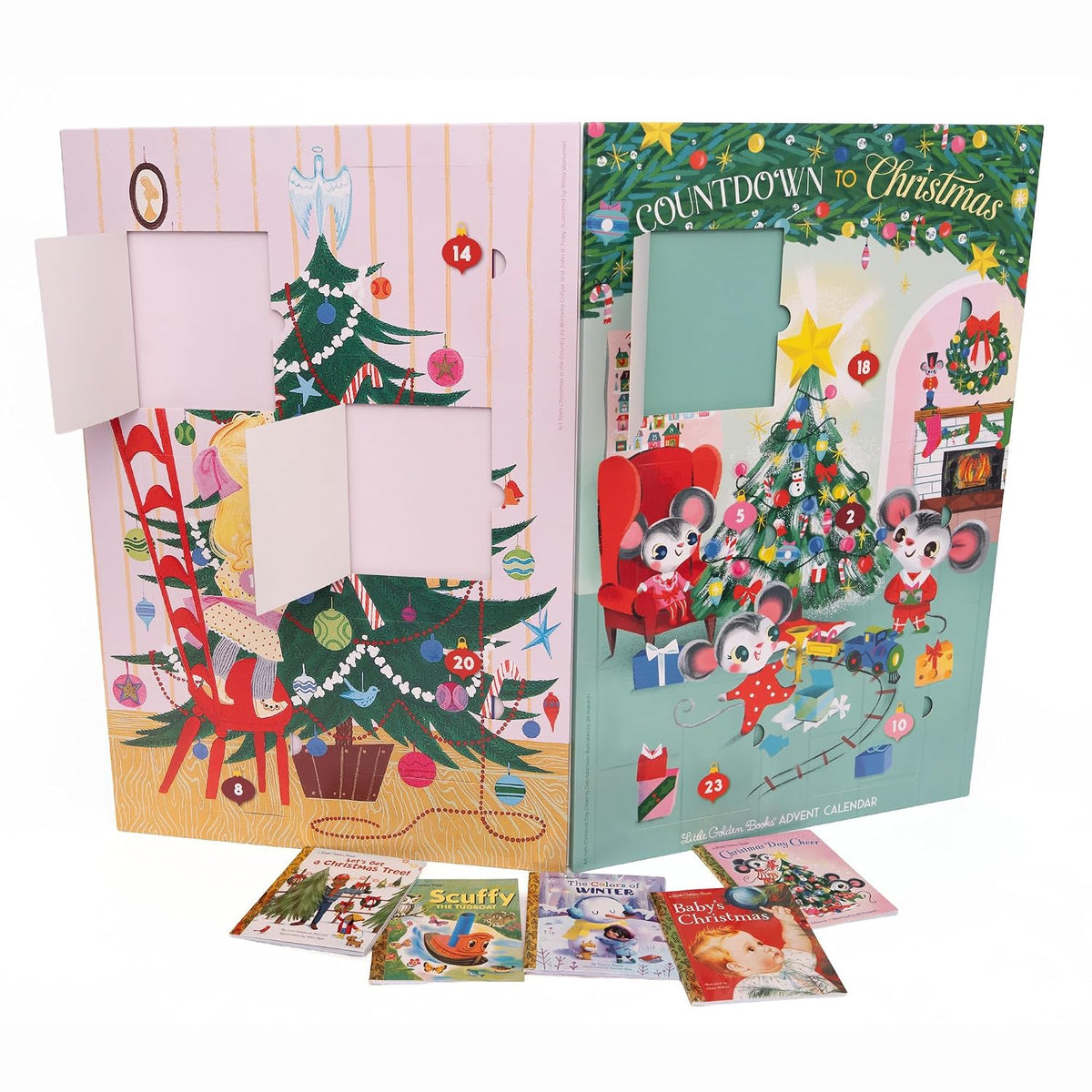 Little Golden Books Advent Calendar: Countdown to Christmas: With 24 Winter Holiday Books