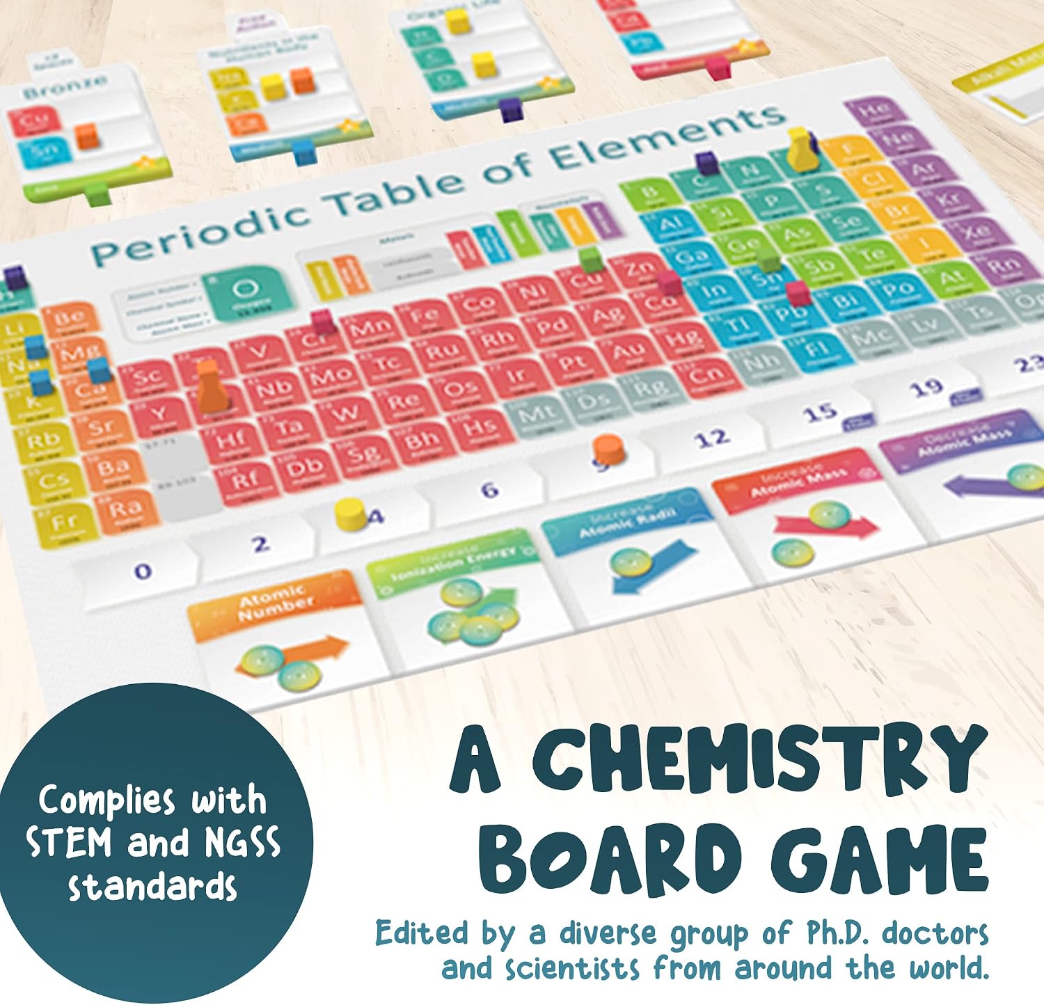 Periodic: A Game of the Elements — Chemistry Strategy Board Game (Ages 10+)