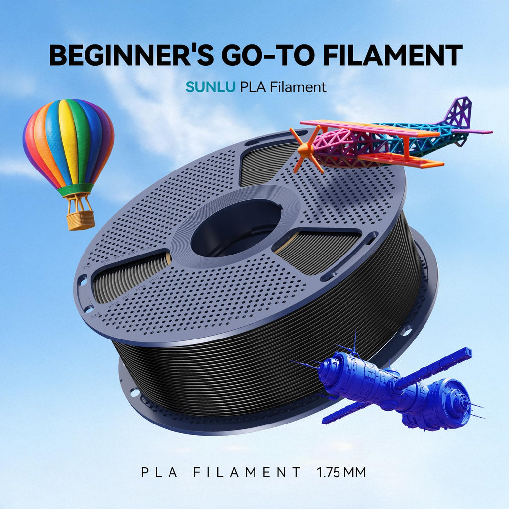 SUNLU PLA 3D Printer Filament, Pink, 1KG