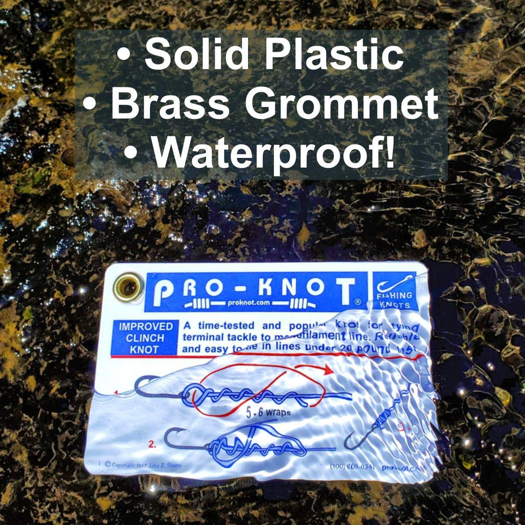 Pro-Knot Fishing Knots Waterproof Reference Cards
