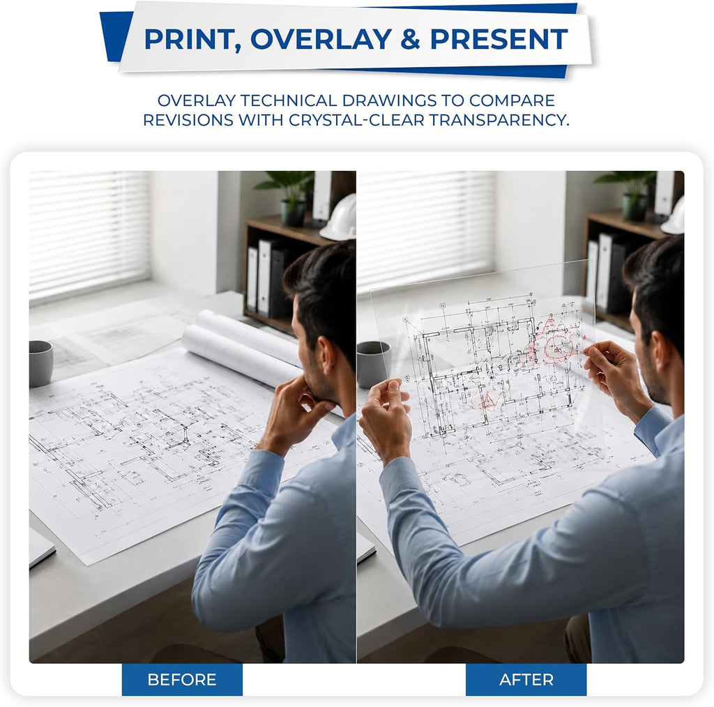 Samsill Laser Transparency Film, Letter Size (100 Sheets)