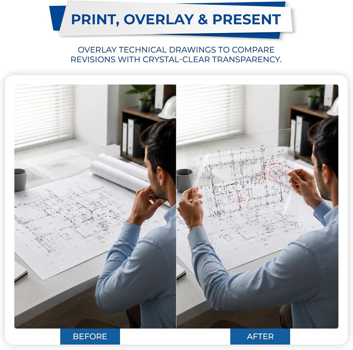 Samsill Laser Transparency Film, Letter Size (100 Sheets)