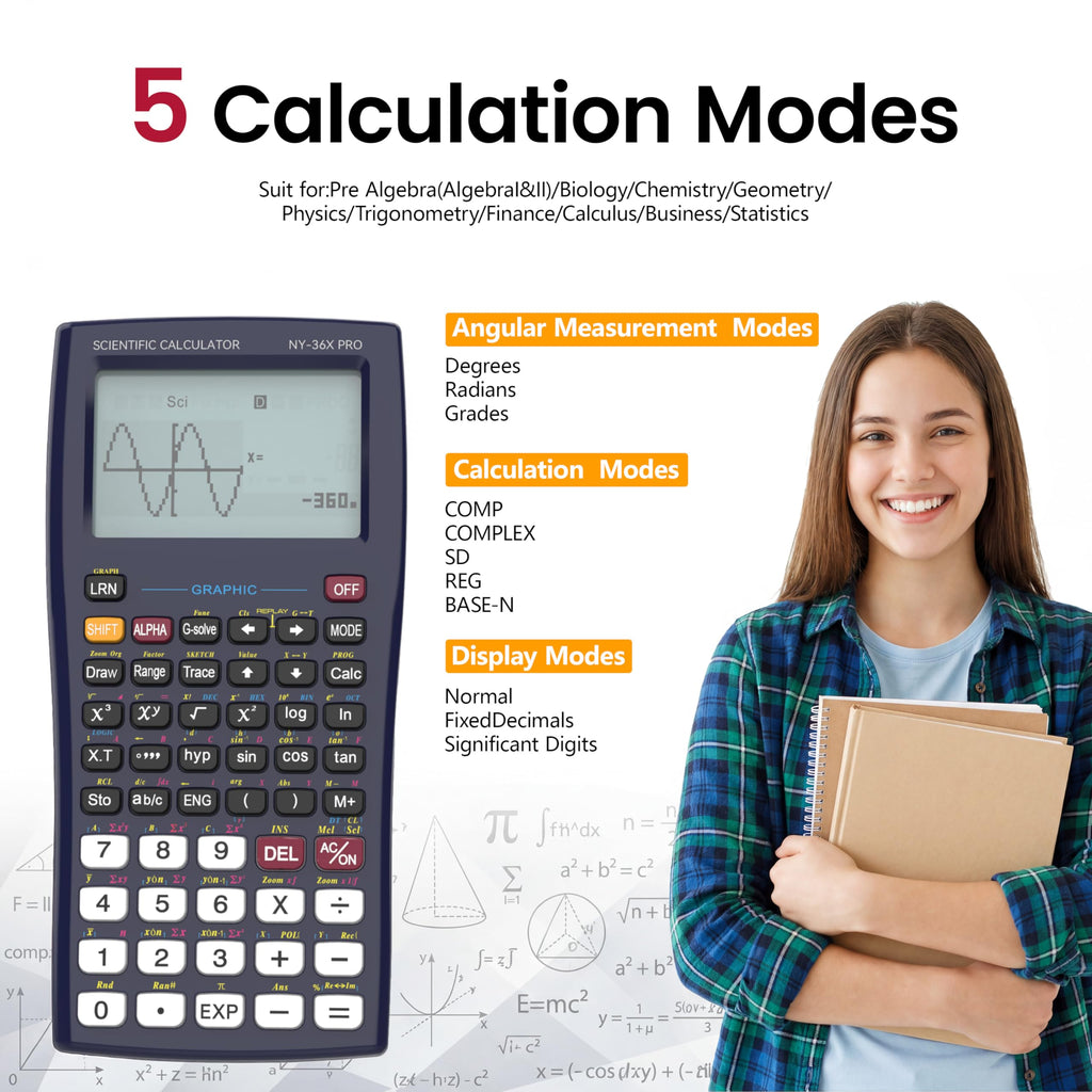 ROATEE 991ES MAX Scientific Calculator with Notepad