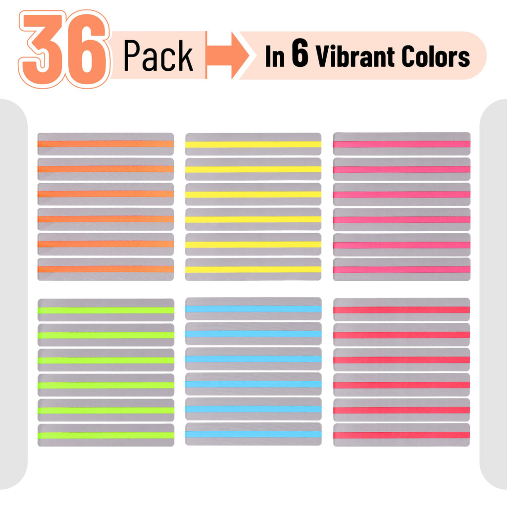 Mr. Pen- Guided Reading Strips, 18 Pack, Colorful, Bookmarks for Kids