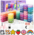 48-Color 2.6mm Fuse Beads Kit, 48,000 Mini Beads for Pixel Art DIY