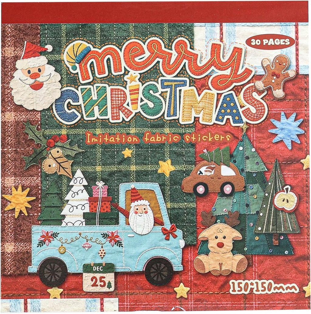 750 Pcs Stickers for Scrapbooking,Christmas Self-Adhesive Scrapbook Sticker
