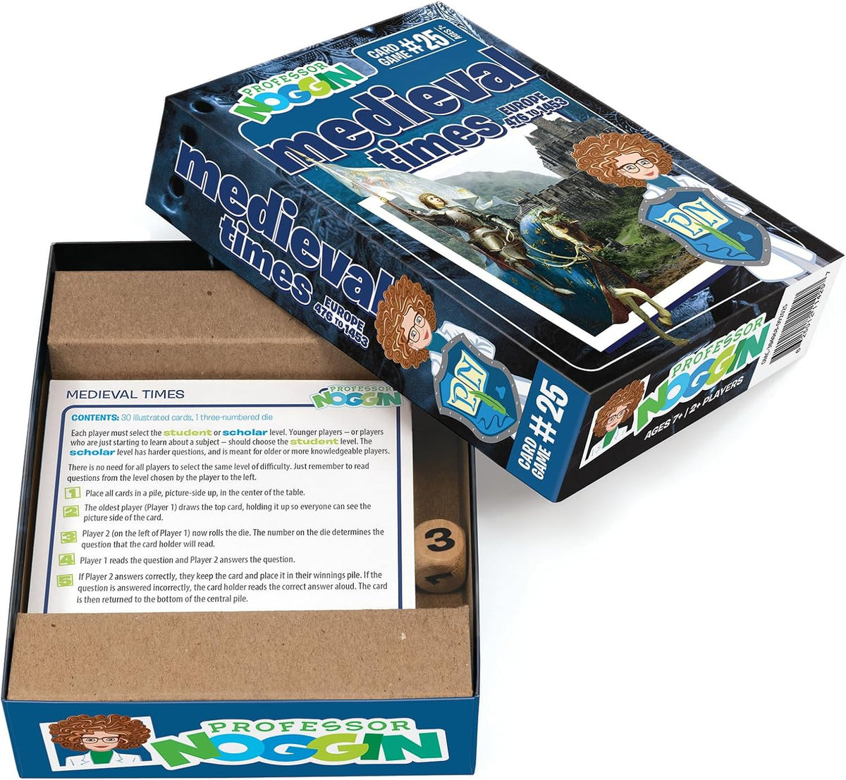 Professor Noggin's Medieval Times Trivia Cards (Ages 7+)