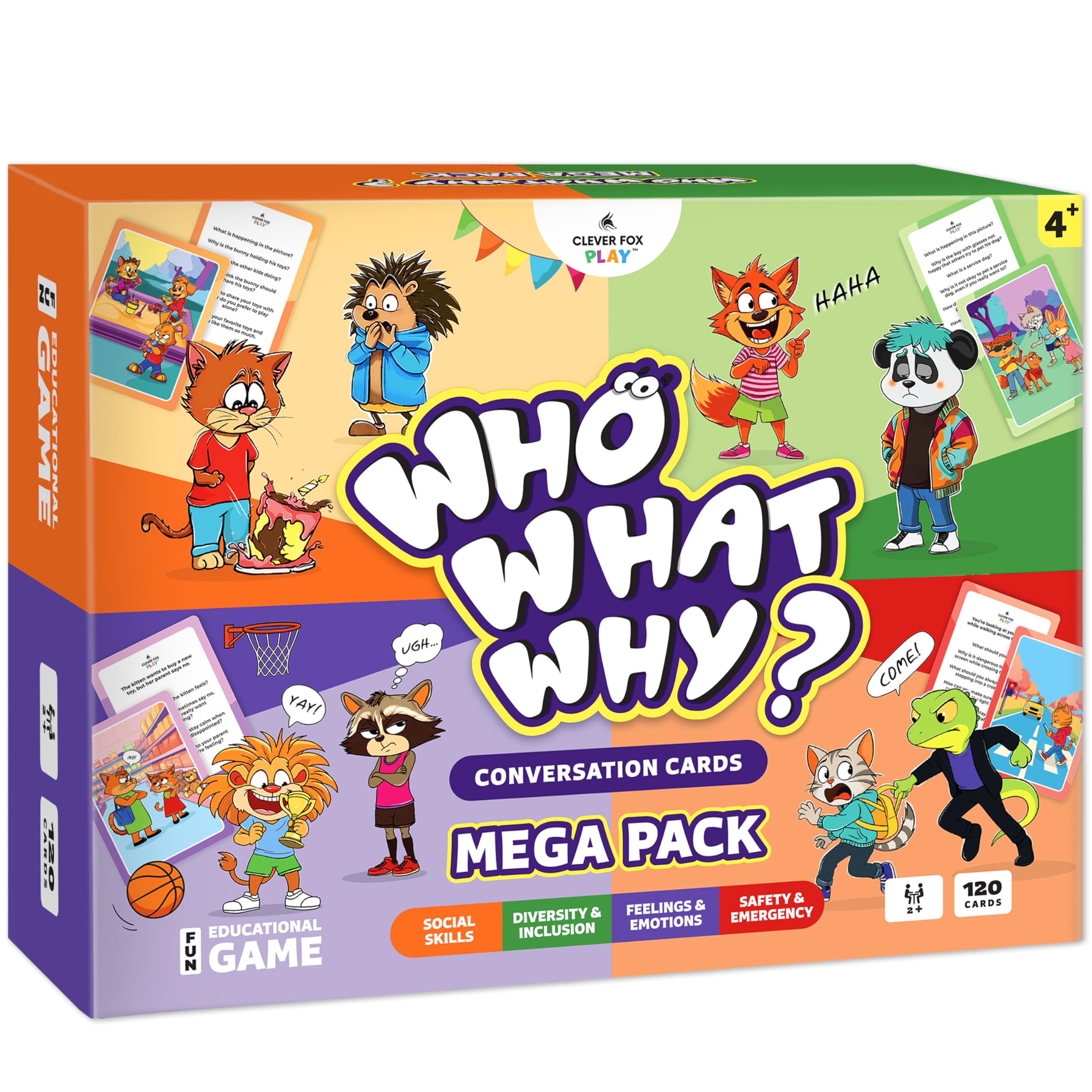 Who What Why: Mega Pack Conversation Cards (Ages 4+)