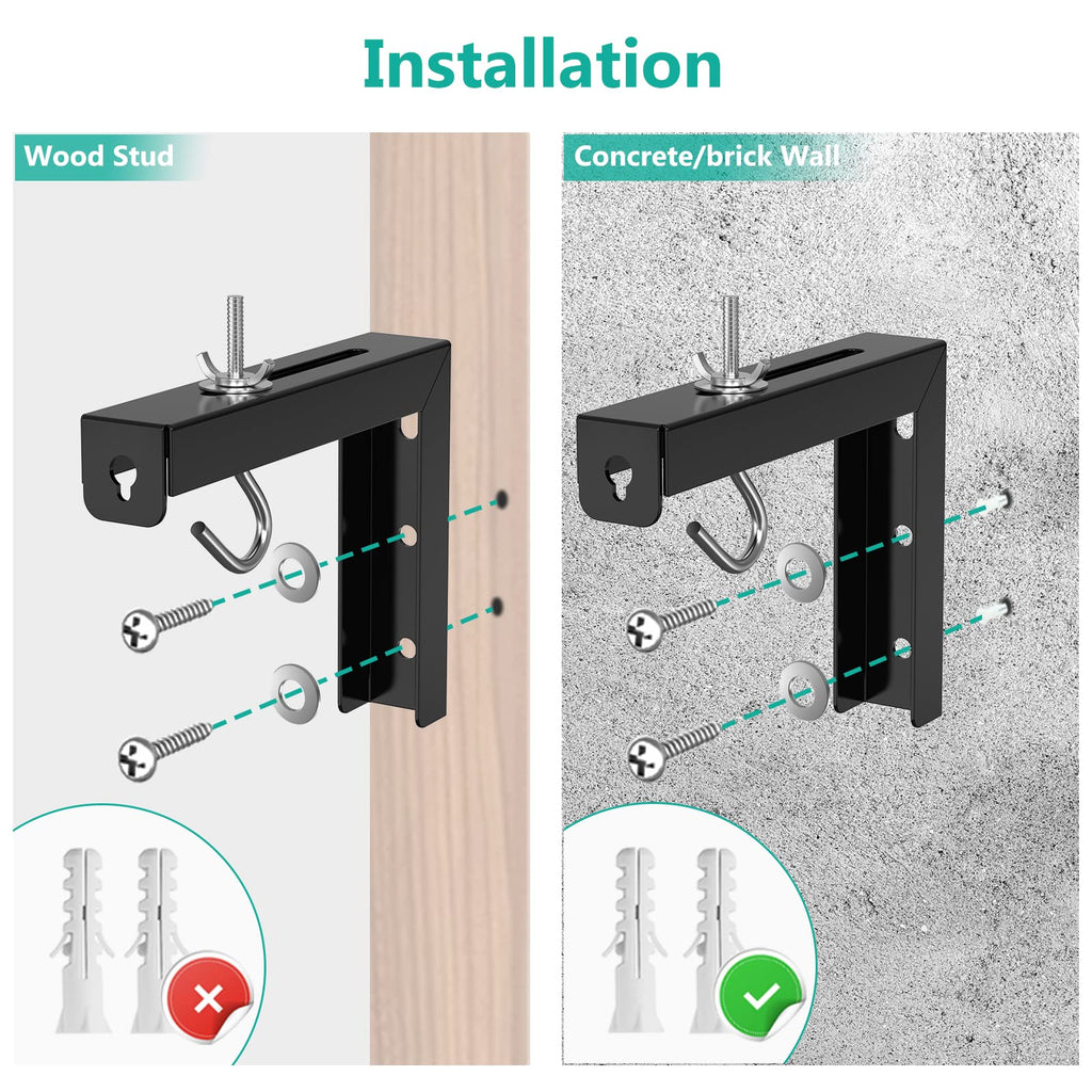 WALI Universal Projector Screen Ceiling Mount, Holds up to 66 lbs