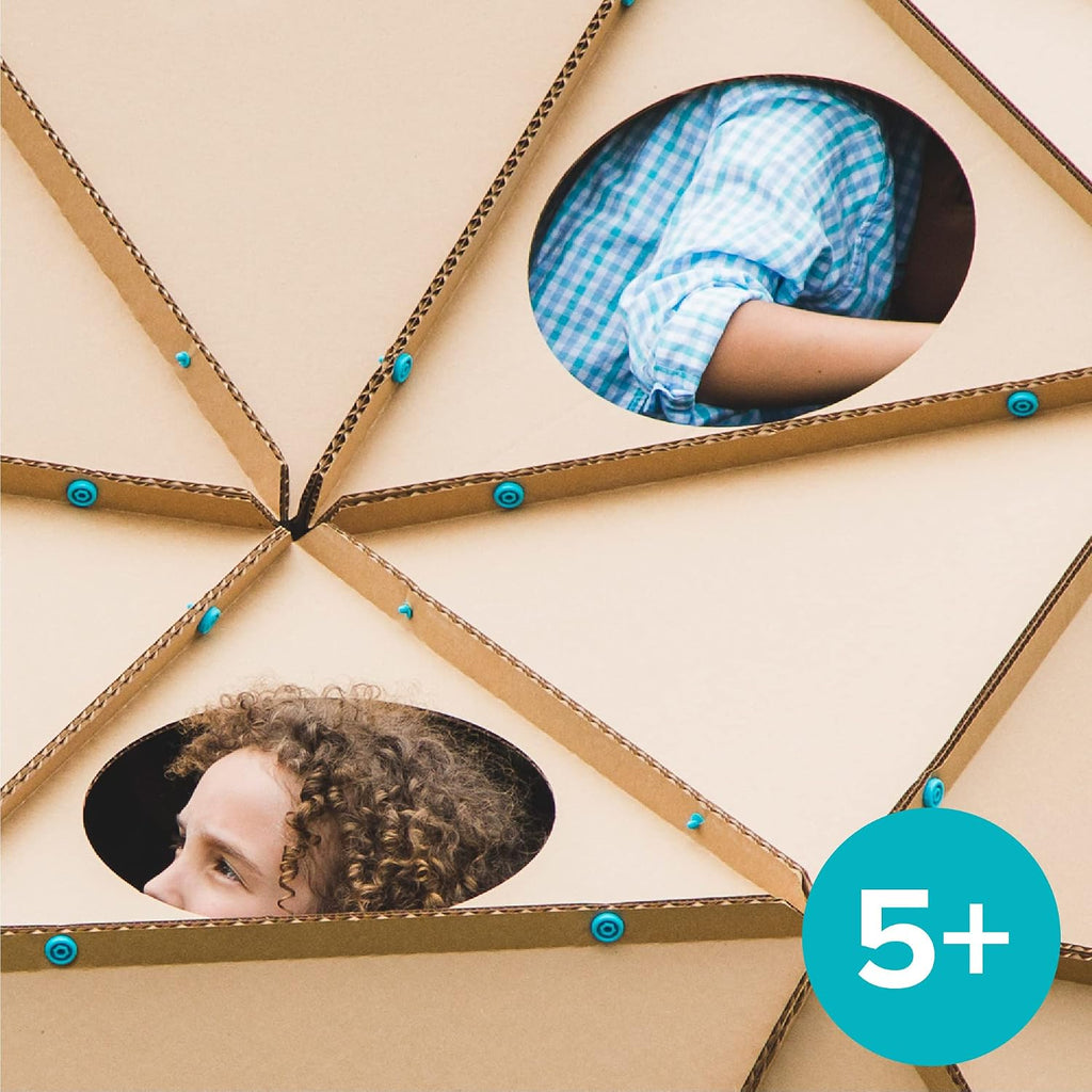 Makedo Invent Cardboard Construction Kit (Ages 5+, 360 Pieces)