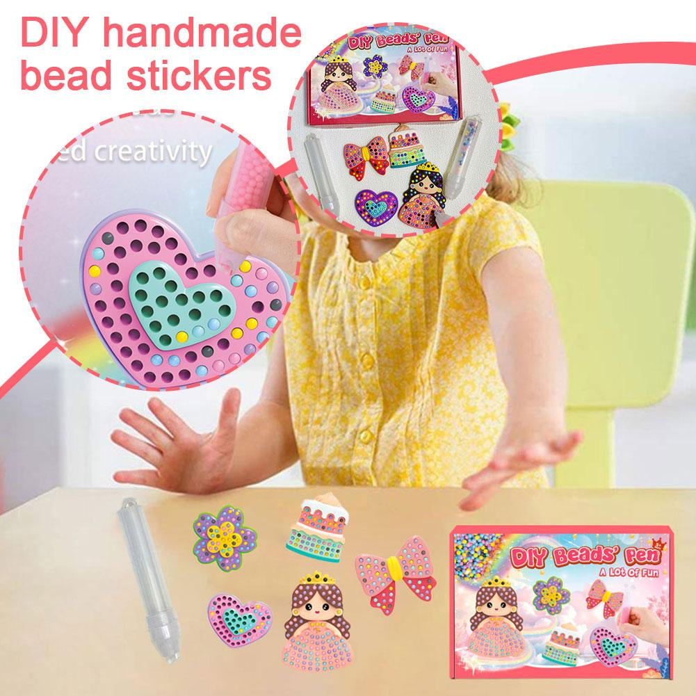 DIY Bead Painting Kit, Enhances Fine Motor Skills & Creativity, Fun Ed