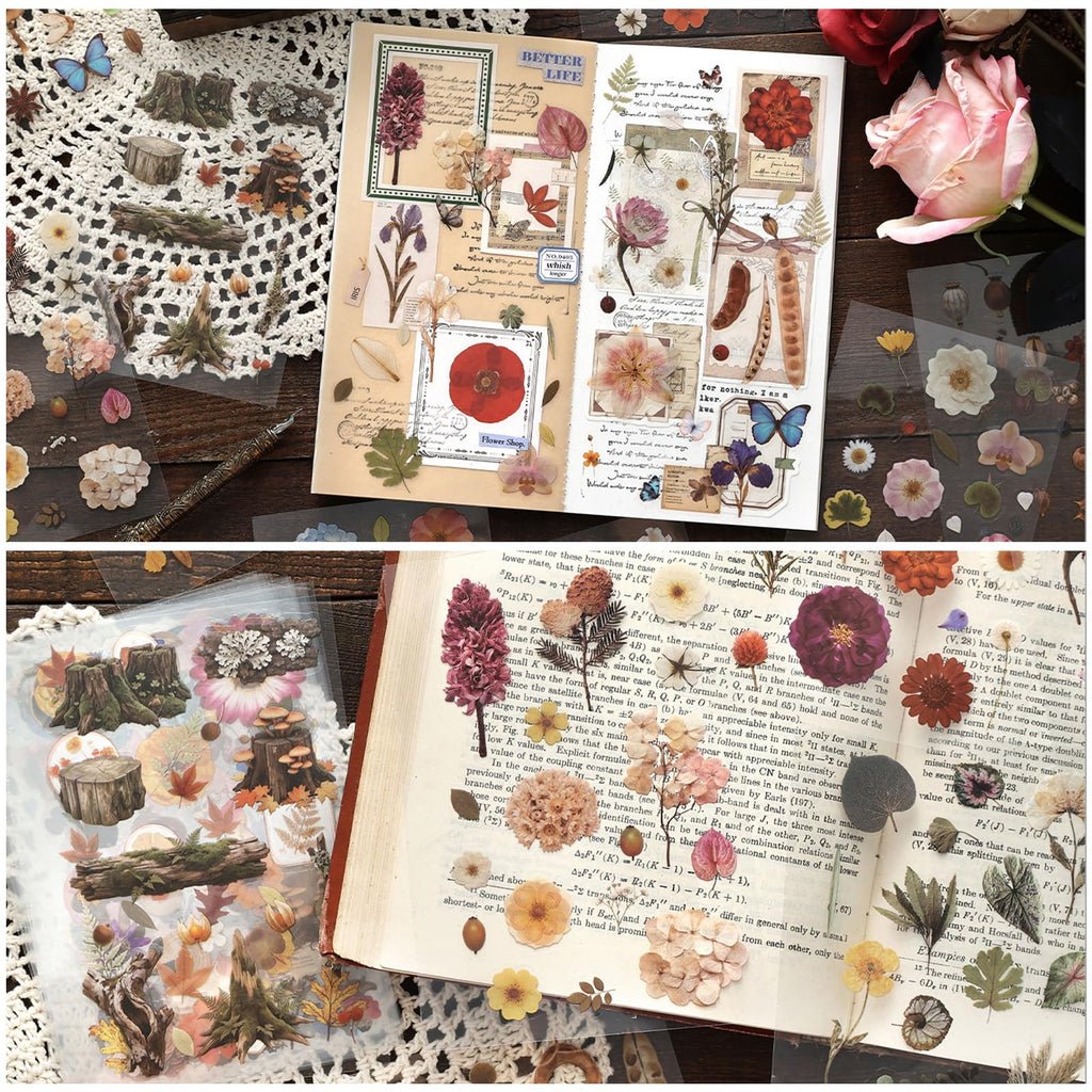 750 Pcs Stickers for Scrapbooking,Christmas Self-Adhesive Scrapbook Sticker