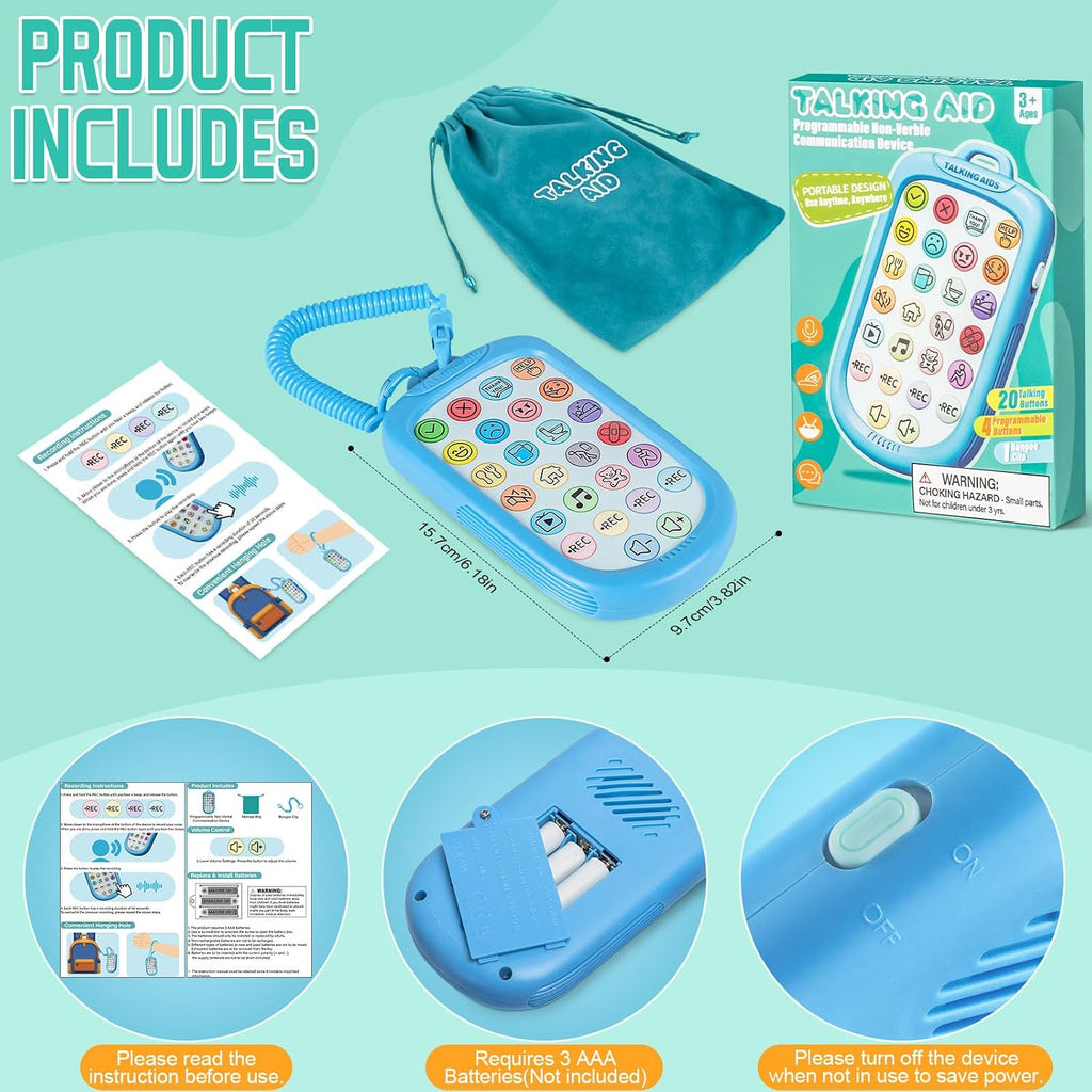 Subao AAC Device for Autism,Portable Non Verbal Communication Tools