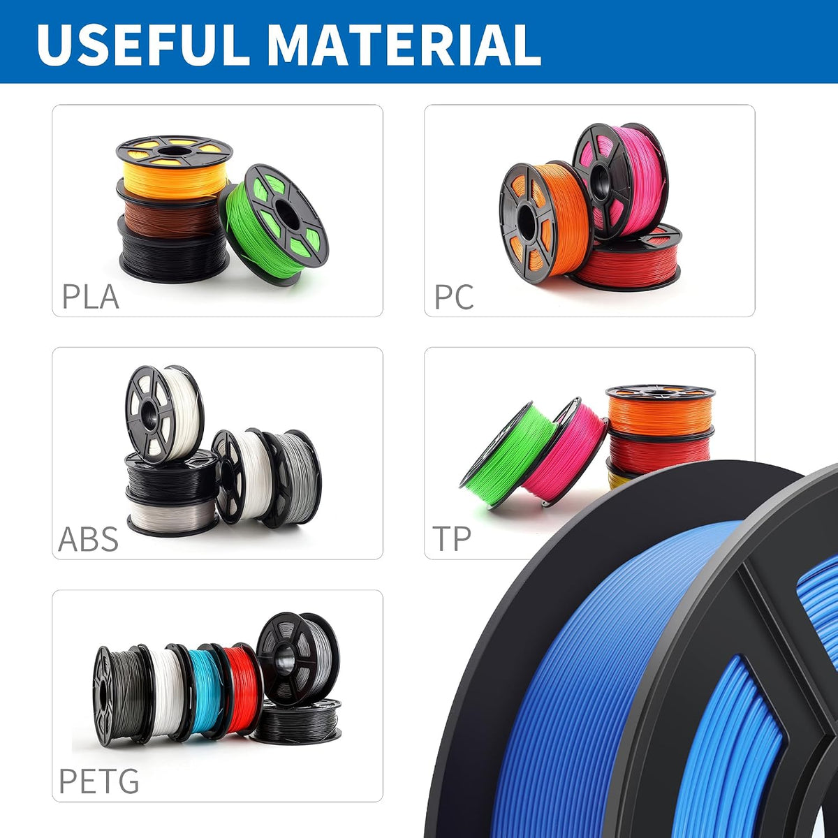 1.75mm & 2.85㎜ Filament Connector | Easy Operate Filament Welder Splicer for 3D Printer | Filament Fuser Joiner for PLA/ABS/PC/PETG/TPU Filaments