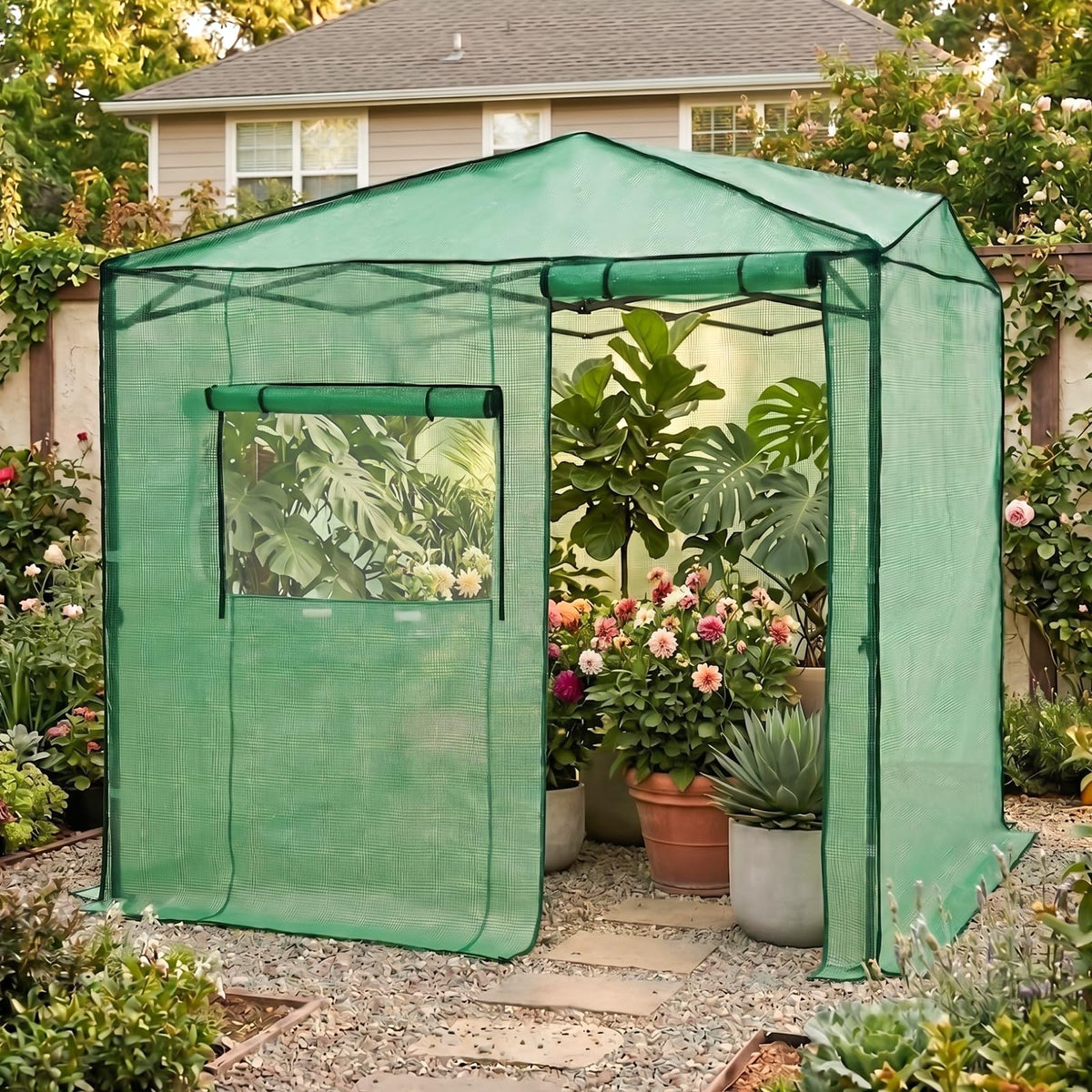 EAGLE PEAK Pop-Up Walk-In Greenhouse (Multiple Sizes)