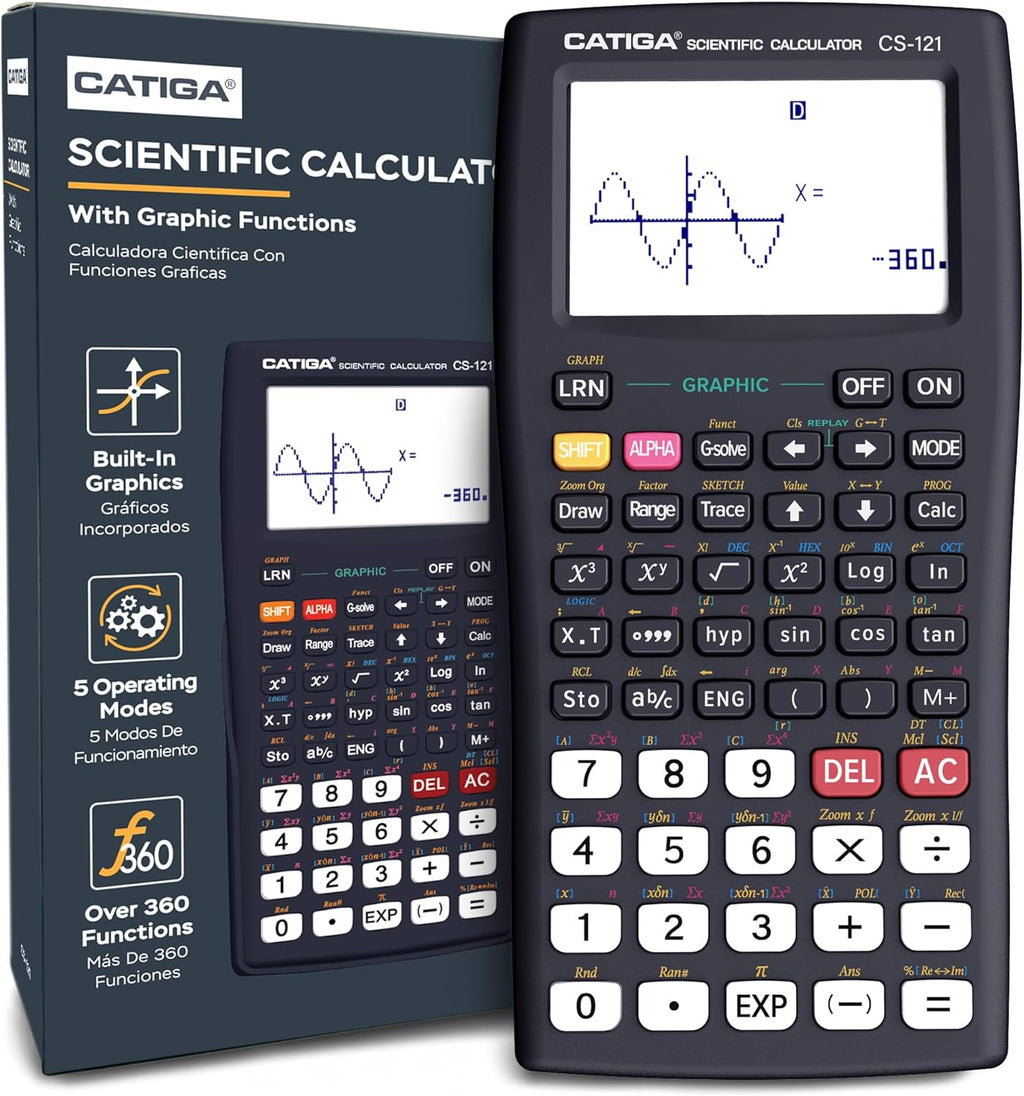 CATIGA CS-121 Scientific Graphing Calculator