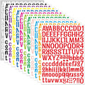 1512 Letter Stickers 12 Sheets Alphabet Stickers Vinyl Self-Adhesive Number Alphabet Vinyl Stickers, Mailbox Numbers Labels DIY Crafts Art Making, Decals for Sign,Scrapbook, Classroom Decor, Door