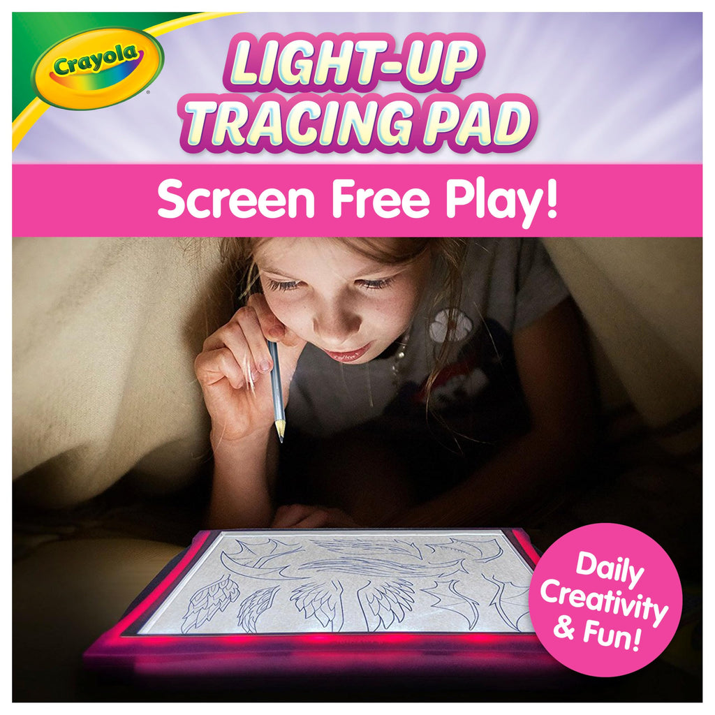 Crayola Light Up Tracing Pad - Blue, Drawing & Tracing Projector for Kids, Sketching Light Box Table, Toys for Kids, Gift for Girls & Boys, Ages 6+