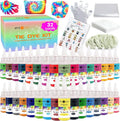 HTVRONT Tie Dye Kit, 32 Vibrant Vivid Permanent Colors, Just Add Water
