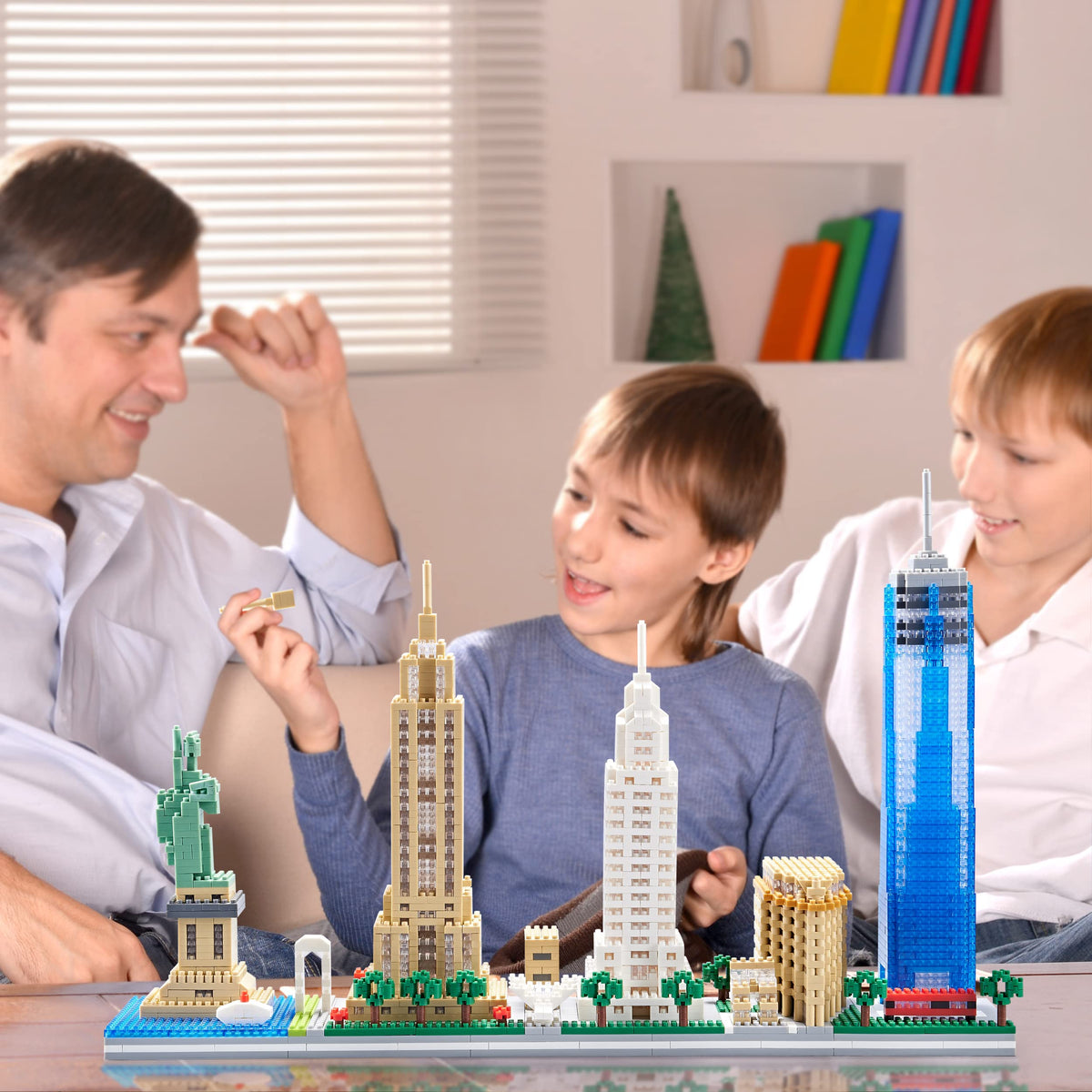 JXRLMB Architecture White House Modle Kit Micro Building Blocks Sets for Adults World Famous Landmark Collection Set U.S. Capital 3520 PCS for Teens 14+