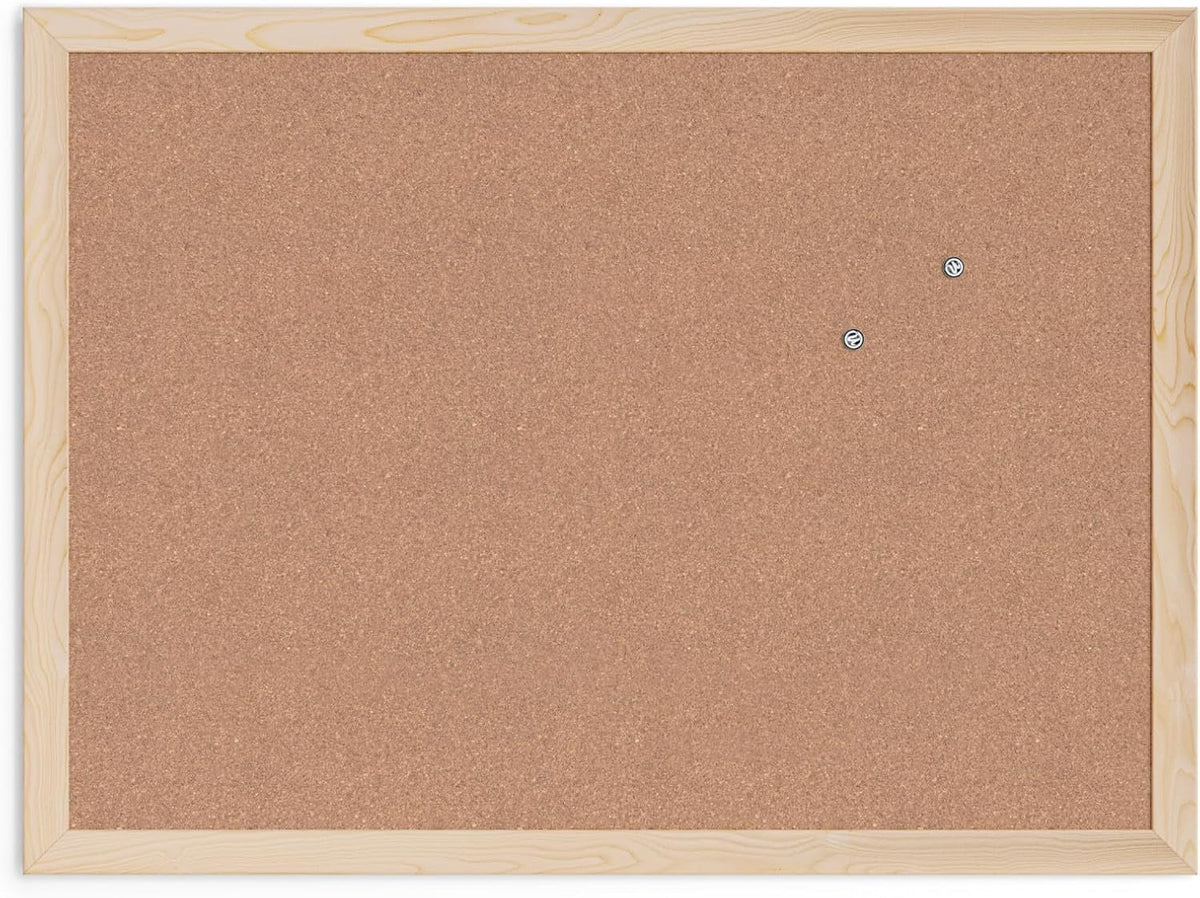 U Brands Cork Bulletin Board, 18 × 24 Inches (K–12)