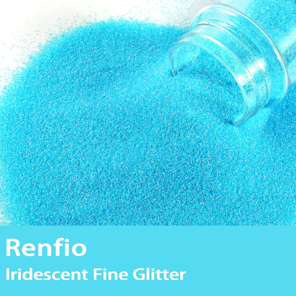 Renfio: Ultra Fine Glitter Powder, 2.11 oz (60g) – Metallic & Holographic