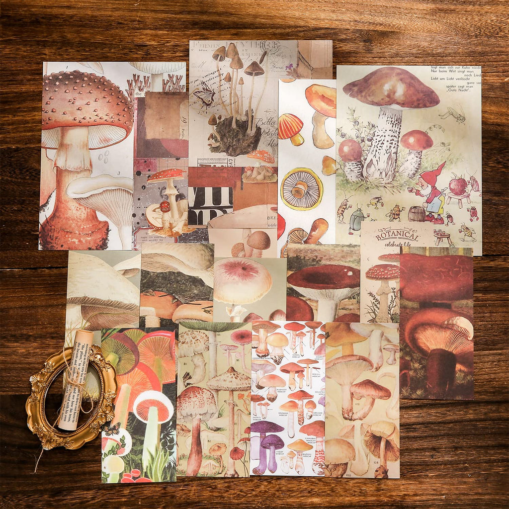 emmoolife 348 Pcs Scrapbooking Supplies Kit, Vintage Aesthetic Scrapbook Kit for Bullet Junk Journal, Stationery, A6 Grid Notebook, DIY Journaling Supplies, Birthday Craft Gift for Teen Girl Women