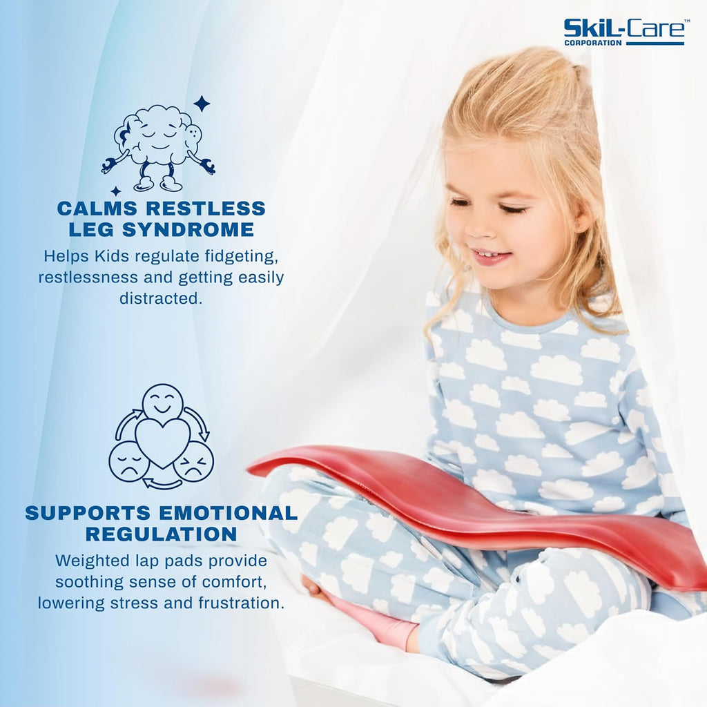 Skil-Care Gel Lap Pad, Tactile Visual Sensory, Wipe-Clean, 7 lb