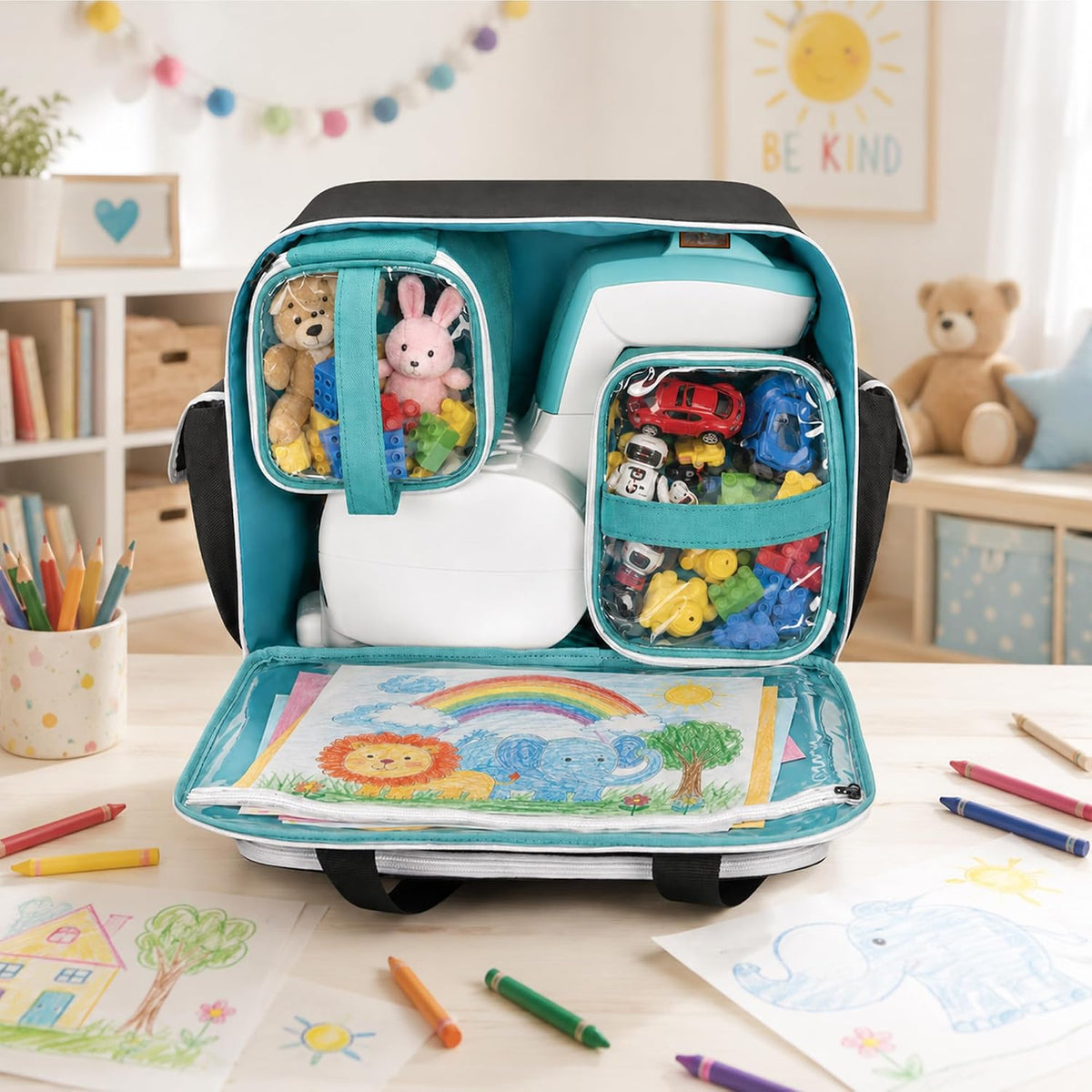 Carrying Case for Flycatcher smART Sketcher 2.0 Projector, Black